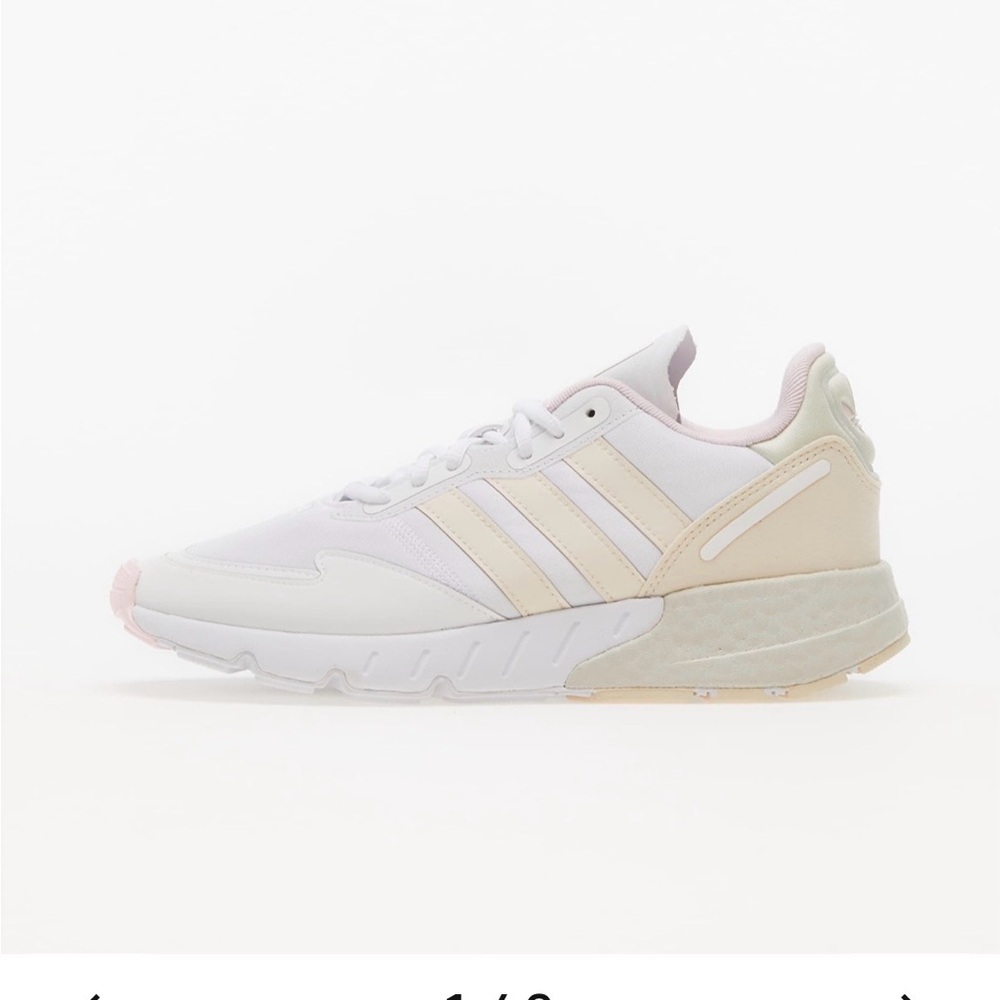 ADIDAS ZX 1K BOOST W Adidas Women's White and Tan Sneakers